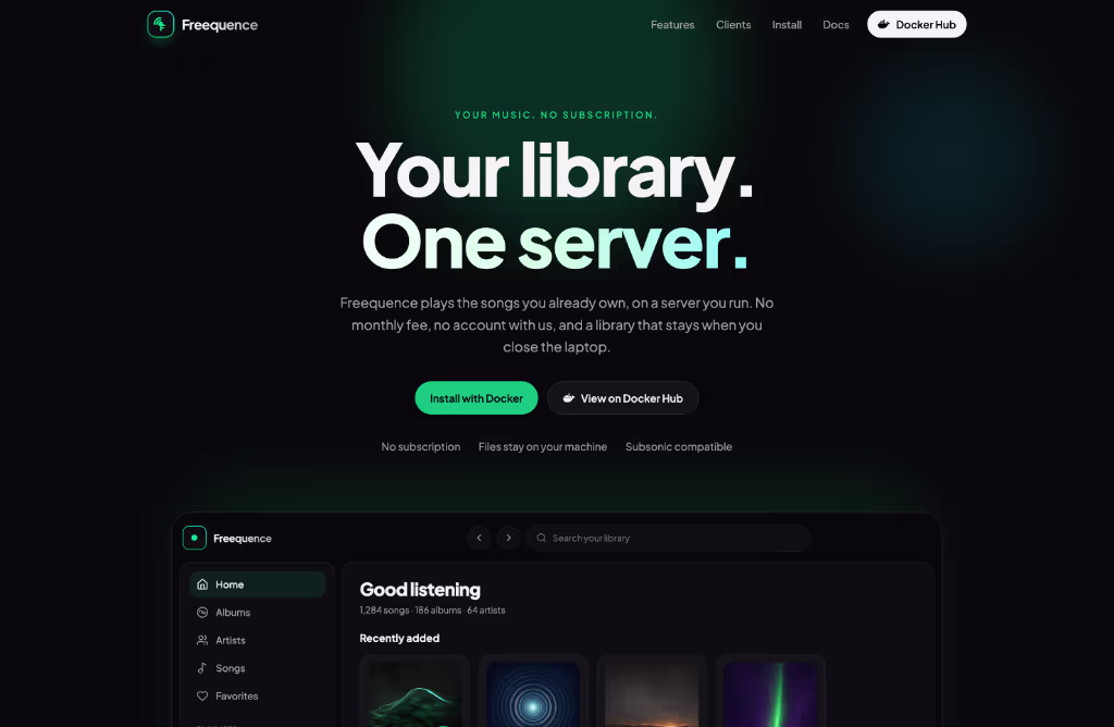 Freequence project interface