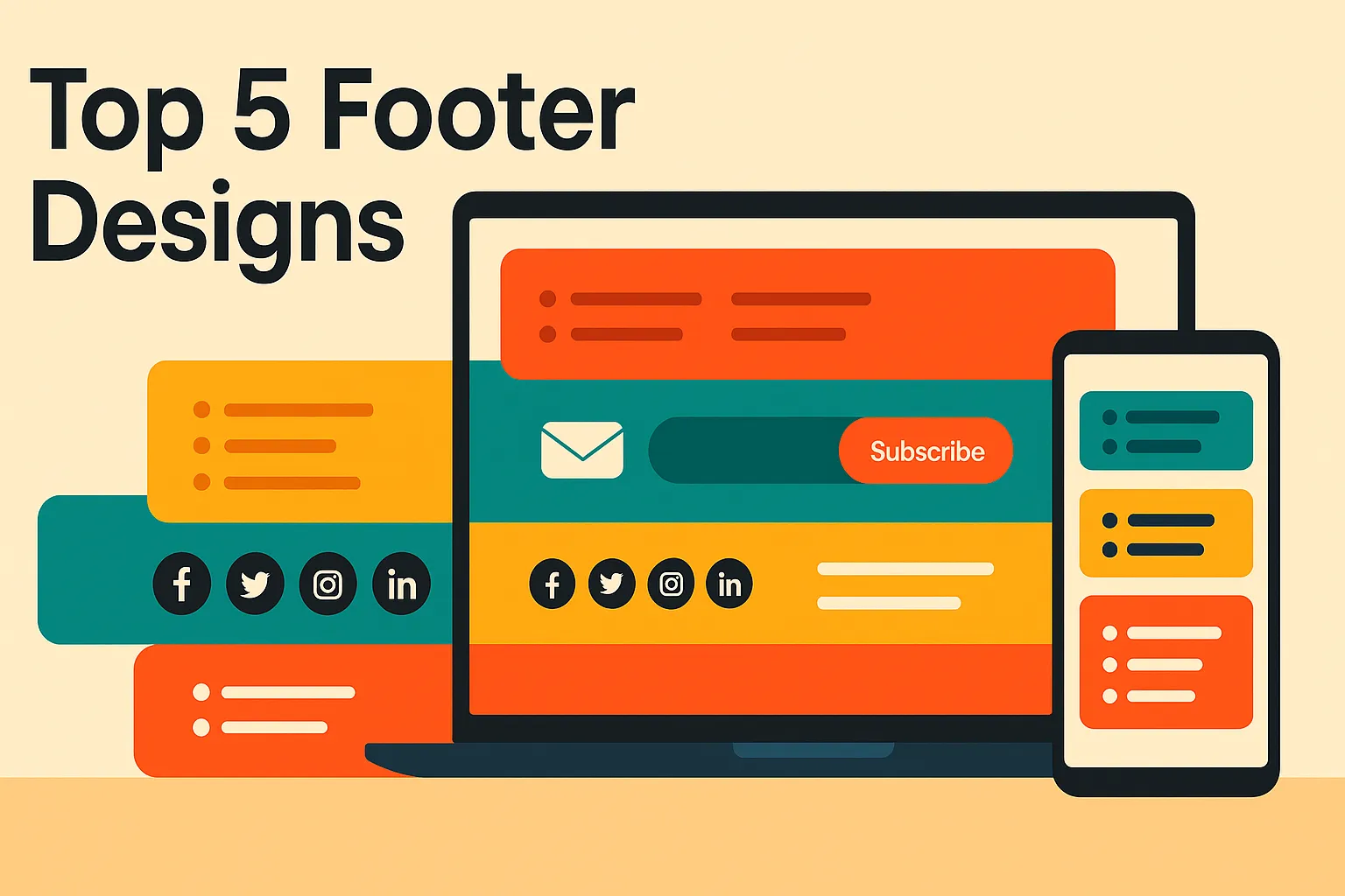 Top 5 Website Footer Design Examples Best Practices & User Experience